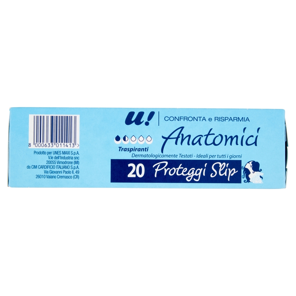 20 Proteggi Slip Anatomici U! Confronta e Risparmia
